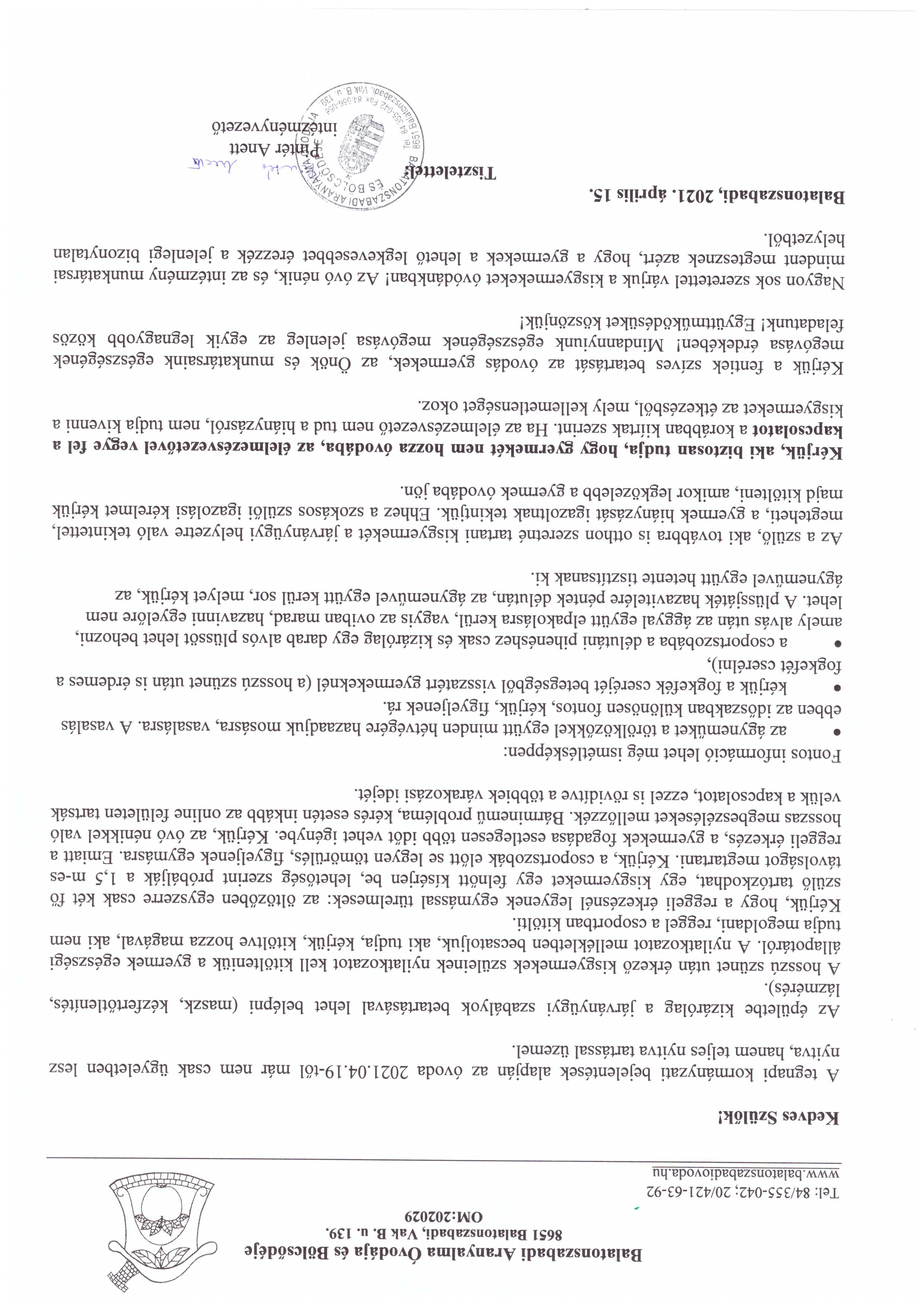 Óvodanyitás 2021.04.19. 1